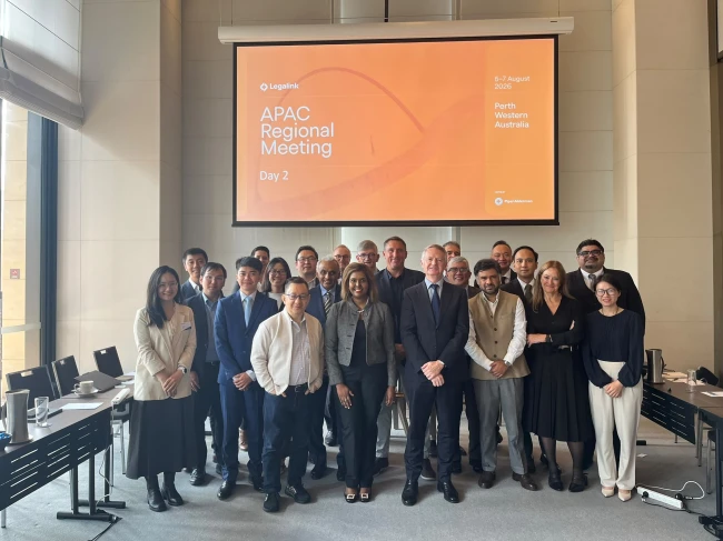 Legalink Holds APAC Regional Meeting in Perth, Hosted by Piper Alderman