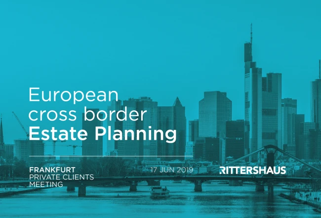 Legalink European cross border Estate Planning conference